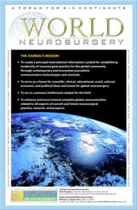 Editor no jornal World Neurosurgery